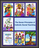Wall Frame Espresso - Seven Principles of Catholic Social Teaching by M. McGrath