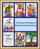 Wall Frame Gold - Seven Principles of Catholic Social Teaching by M. McGrath
