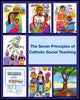 Seven Principles of Catholic Social Teaching - Wood Plaque