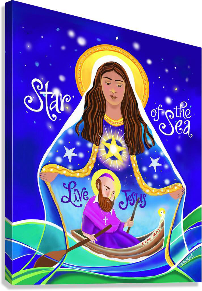Mary, Star of the Sea - Canvas Print
