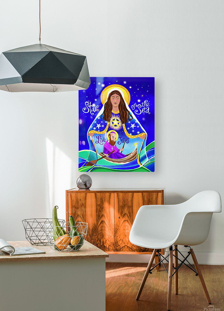 Acrylic Print - Mary, Star of the Sea by M. McGrath