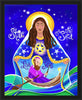 Wall Frame Black - Mary, Star of the Sea by M. McGrath