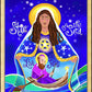 Wall Frame Gold - Mary, Star of the Sea by M. McGrath