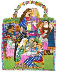 Acrylic Print - Saintly Tea Party by M. McGrath