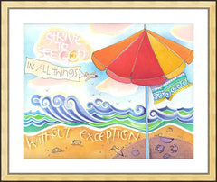 Wall Frame Gold - Strive To See God by M. McGrath