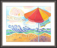 Wall Frame Espresso - Strive To See God by M. McGrath