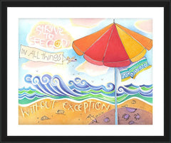 Wall Frame Black - Strive To See God by M. McGrath