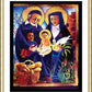 Wall Frame Gold, Matted - Sts. Vincent and Louise by Br. Mickey McGrath, OSFS - Trinity Stores