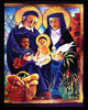 Metal Print - Sts. Vincent and Louise by Br. Mickey McGrath, OSFS - Trinity Stores