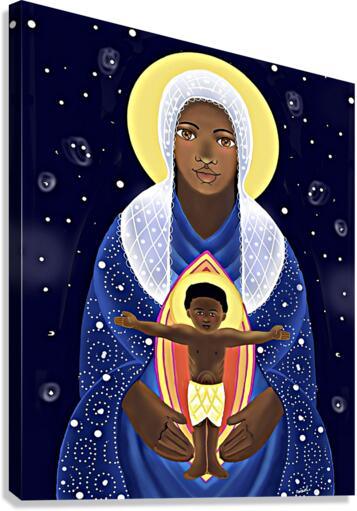 Canvas Print - Mary, Seat of Wisdom by M. McGrath