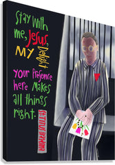 Canvas Print - Stay With Me Jesus by M. McGrath