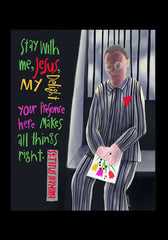 Holy Card - Stay With Me Jesus by M. McGrath