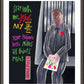 Wall Frame Espresso, Matted - Stay With Me Jesus by M. McGrath