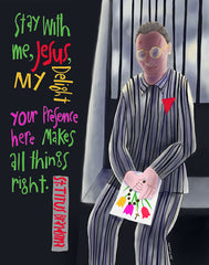 Metal Print - Stay With Me Jesus by M. McGrath
