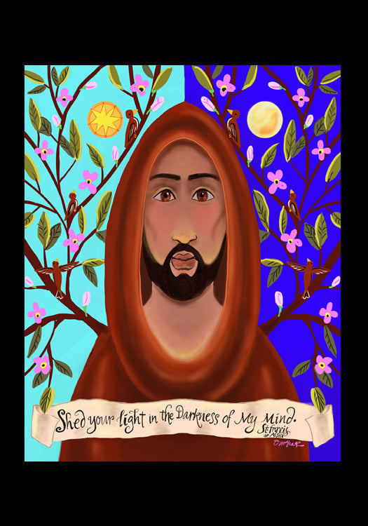 Shed Your Light in the Darkness - Holy Card