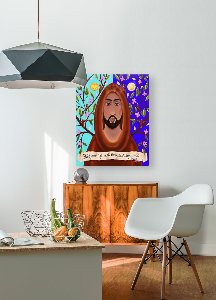 Shed Your Light in the Darkness - Metal Print