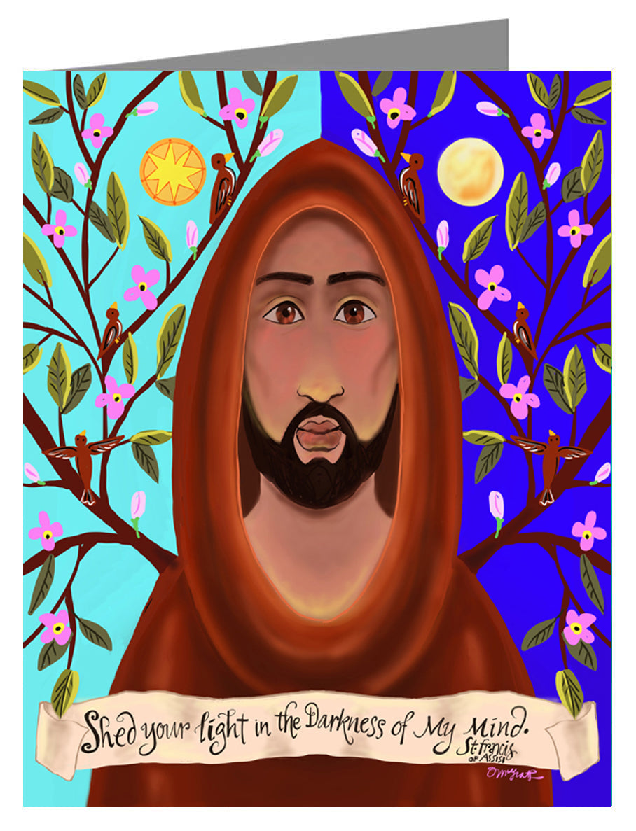 Shed Your Light in the Darkness - Custom Text Note Card 