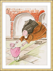 Wall Frame Gold - St. Thérèse on Air by M. McGrath