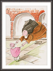 Wall Frame Espresso - St. Thérèse on Air by M. McGrath
