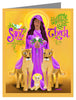 St. Thecla - Custom Text Note Card 