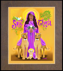 Wood Plaque Premium - St. Thecla by M. McGrath