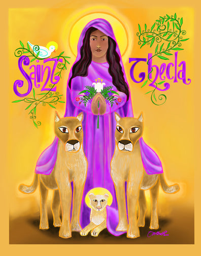 St. Thecla - Metal Print