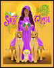 St. Thecla - Wood Plaque
