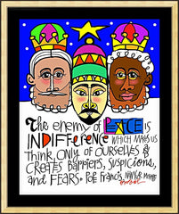 Wall Frame Gold - Three Kings by M. McGrath