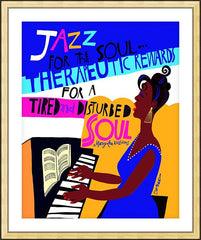 Wall Frame Gold - Therapeutic Rewards by M. McGrath
