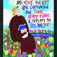 Wall Frame Black - St. Titus in the Tulips by M. McGrath