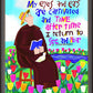 Wall Frame Espresso - St. Titus in the Tulips by M. McGrath
