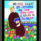 Wall Frame Espresso - St. Titus in the Tulips by M. McGrath