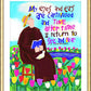 Wall Frame Gold, Matted - St. Titus in the Tulips by M. McGrath