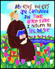 St. Titus in the Tulips - Wood Plaque