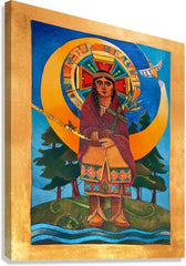 Canvas Print - St. Kateri Tekakwitha by M. McGrath