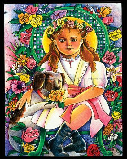 Metal Print - St. Thérèse, the Little Doctor by Br. Mickey McGrath, OSFS - Trinity Stores