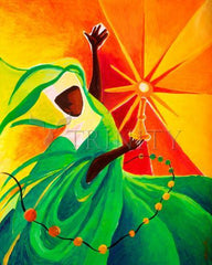 Metal Print - Sr. Thea Bowman: This Little Light Of Mine by M. McGrath