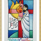 Wall Frame Gold, Matted - Today's Challenge by Br. Mickey McGrath, OSFS - Trinity Stores