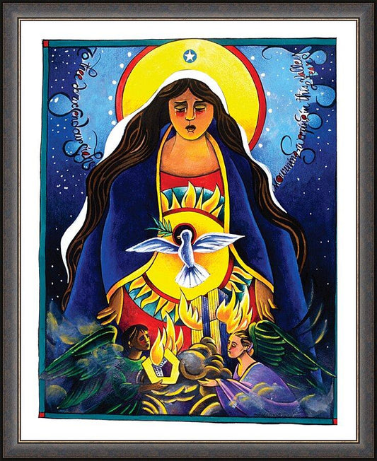 Wall Frame Espresso - Tower of Mercy by M. McGrath