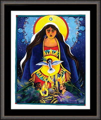 Wall Frame Espresso - Tower of Mercy by M. McGrath