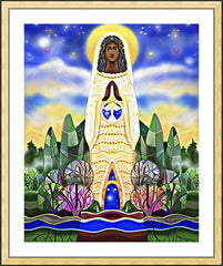 Wall Frame Gold - Mary, Tower of Power by M. McGrath