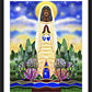 Wall Frame Black, Matted - Mary, Tower of Power by Br. Mickey McGrath, OSFS - Trinity Stores