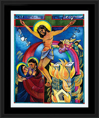 Wall Frame Black - Tower of Strength by M. McGrath