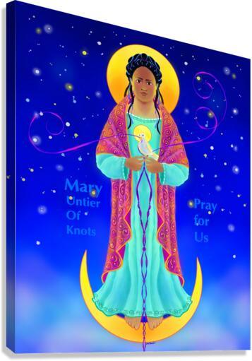 Canvas Print - Our Lady, Untier of Knots by Br. Mickey McGrath, OSFS - Trinity Stores