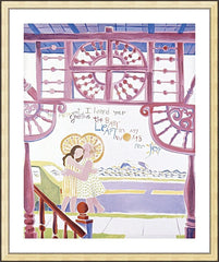 Wall Frame Gold - Visitation - Cape Cod by M. McGrath