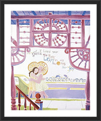 Wall Frame Black - Visitation - Cape Cod by M. McGrath