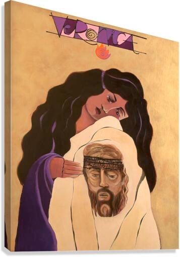 Canvas Print - St. Veronica by Br. Mickey McGrath, OSFS - Trinity Stores