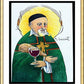 Wall Frame Gold, Matted - St. Vincent de Paul by Br. Mickey McGrath, OSFS - Trinity Stores