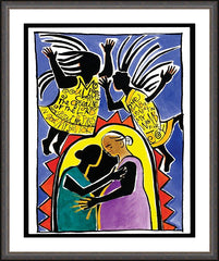 Wall Frame Espresso - Visitation by M. McGrath