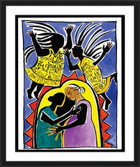 Wall Frame Black - Visitation by M. McGrath